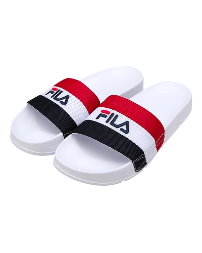 FILA Drifter Mesh White Womens Slippers (IN-48251)-5.5-White-2