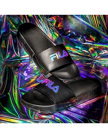 FILA Drifter Prism Black Womens Slippers (IN-43401)