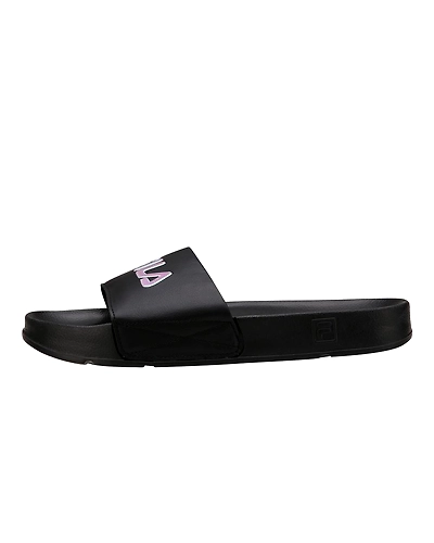 FILA Drifter Prism Black Womens Slippers (IN-43401)-6-Black-1