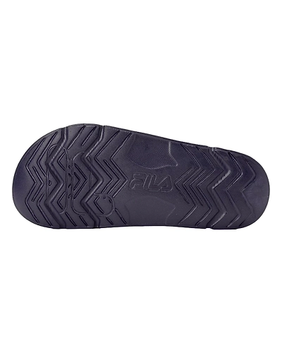 FILA Drifter Stripes Navy Womens Slippers (IN-50964)-6-Navy-2