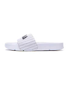 FILA Drifter Stripes White Womens Slippers (IN-34324)