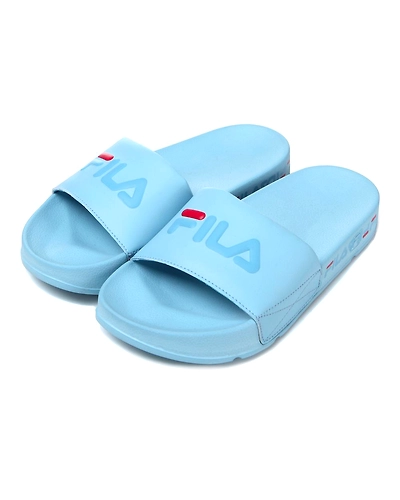 FILA Drifter Tapey Tape Blue Womens Slippers (IN-28075)-IN-28075-3-5
