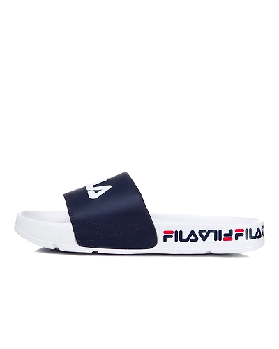FILA Drifter Tapey Tape White Womens Slippers (IN-21159)-6.5-White-1