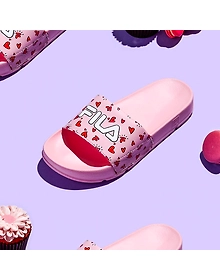 FILA Drifter V-DAY Pink Womens Slippers (IN-16147)