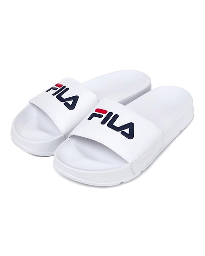 FILA Drifter White Womens Slippers (IN-80673)-IN-80673-5