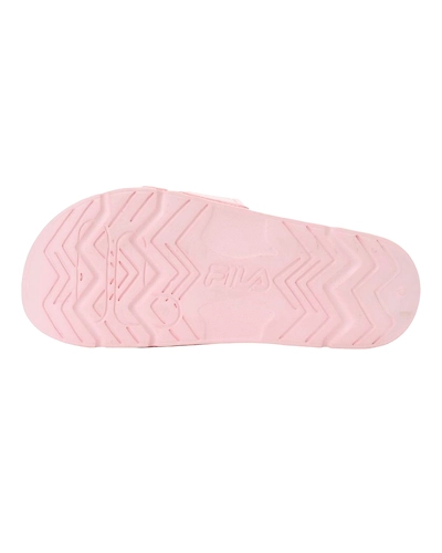 FILA F Pink Womens Slippers (IN-98410)-3-Pink-2