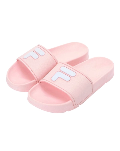 FILA F Pink Womens Slippers (IN-98410)-6.5-Pink-1