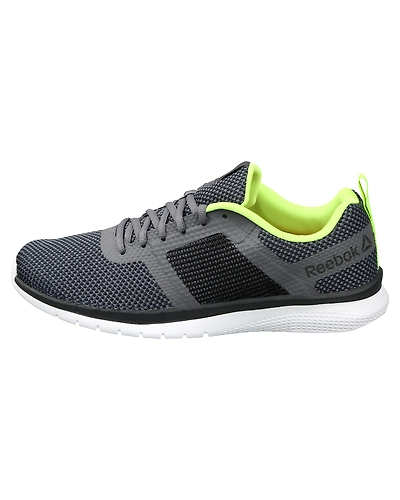 MEN'S REEBOK PT PRIME RUNNER FC SHOES-7-COLD GREY/NEON LIME/WHITE-1