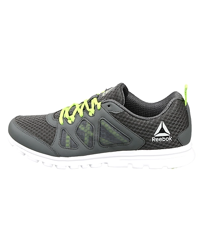 MEN'S REEBOK RUN AFFECT XTREME SHOES-TRUE GREY/NEON LIME-11-1