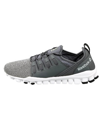 MEN'S REEBOK RUNNING FLEX O FUSION LP SHOES-WHITE/SAND STONE-11-1