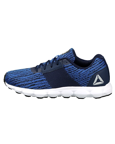 MEN'S REEBOK CITY SCAPE RUNNER LP SHOES-BLK/AWESOME BLUE/COLL NVY-10-1