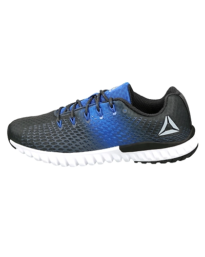 MEN'S REEBOK ELITE RUNNER LP SHOES-GRAVEL/AWESOME BLUE-6-1