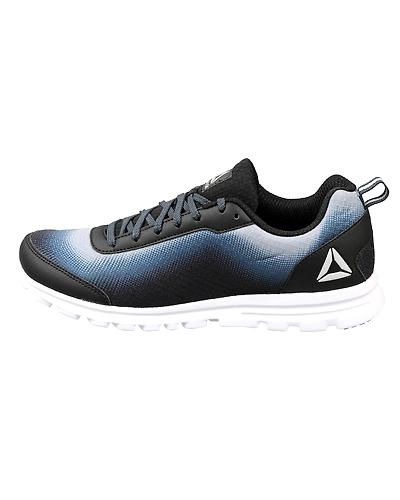 MEN'S REEBOK RUNNING DUO LP SHOES-10-BLK/SMOKY INDIGO/ASTEROID-1