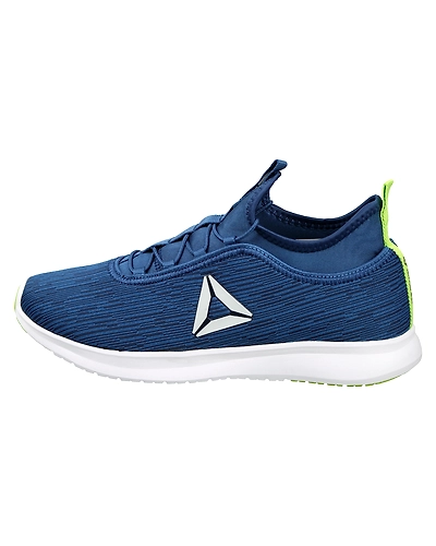 MEN'S REEBOK PRO RUNNER SHOES-BUNKER BLUE/NEON LIME-10-1