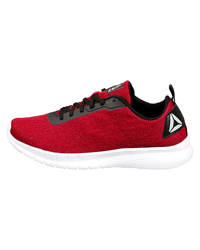 MEN'S REEBOK WALKING TREAD LEAP SHOES-BLACK/RED RUSH-7-1