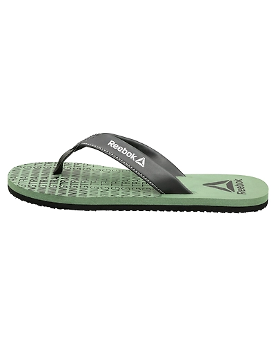 MEN'S REEBOK SWIMMING DUAL DASH LP SLIPPERS-8-Green Gravel-1