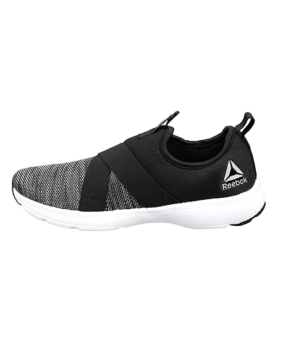 MEN'S REEBOK WALKING TREAD LEAP SLIP-ONS-6-BLACK/FLAGRE/TRUGR7-1