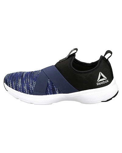 MEN'S REEBOK WALKING TREAD LEAP SLIP-ONS-NAVY/BLUE-6-1