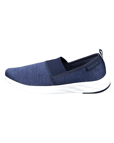 MEN'S REEBOK WALKING ASTRORIDE SLIP-ONS-9-NAVY/BLUE/WHITE-1