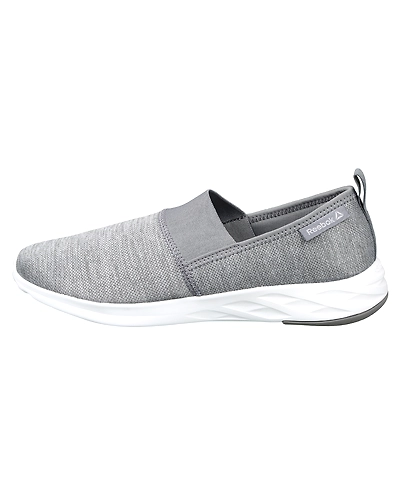 MEN'S REEBOK WALKING ASTRORIDE SLIP-ONS-7-COLD GREY/WHITE-1