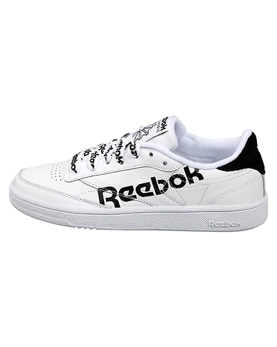 WOMEN'S REEBOK CLASSICS CLUB C 85 SHOES-WHITE/BLACK-5-1