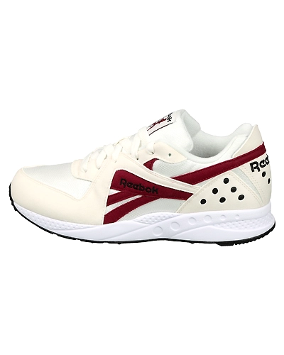 UNISEX REEBOK CLASSICS PYRO SHOES-CHALK/BURGUNDY/BLACK/WHT-11-1