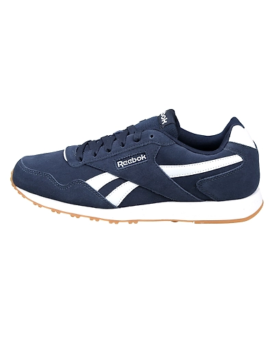 MEN'S REEBOK CLASSICS ROYAL GLIDE LX SHOES-COLLEGIATE NAVY/WHITE/GUM-9-1