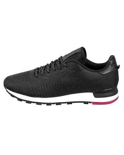 UNISEX REEBOK CLASSICS CLASSIC LEATHER FLEXWEAVE SHOES-BLACK/WHITE/URBAN MAROON-11-1