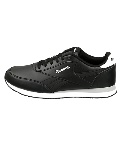 MEN'S REEBOK CLASSICS ROYAL CL JOGGER 2L SHOES-BLACK/WHITE/FLAT GREY-10-1