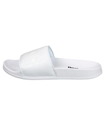 UNISEX REEBOK CLASSICS SLIDES-SPLT-WHITE/WHIT/BLACK-6-1