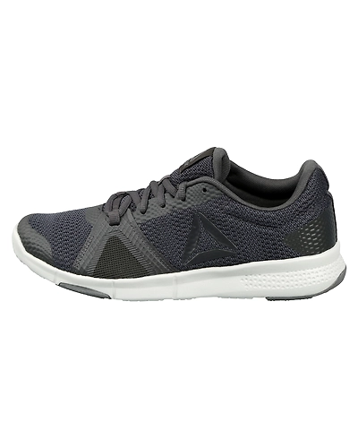 WOMEN REEBOK TRAINING FLEXILE SHOES-COAL/BLK/SKULL GREY/ALLOY-6-1
