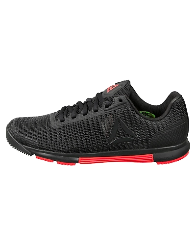WOMEN'S REEBOK TRAINING SPEED TR FLEXWEAVE SHOES-BLACK/CAROTENE-6-1