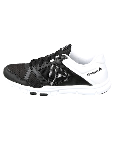 WOMEN'S REEBOK YOURFLEX TRAINETTE 10 MT SHOES-BLACK/WHITE-7-1