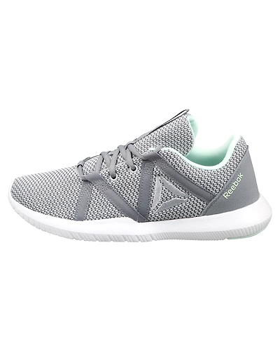 WOMEN'S REEBOK TRAINING REAGO ESSENTIAL SHOES-6-GREY/WHT/EMERALD-1
