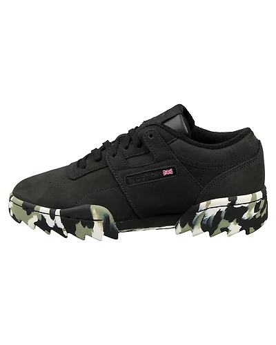 WOMEN'S REEBOK CLASSICS WORKOUT RIPPLE OG SHOES-7-BLK/SKULLGREY/HUNTERGREEN-1