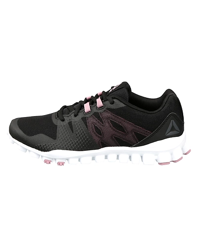 WOMEN'S REEBOK REALFLEX TRAIN 5.0 SHOES-BLK/LILAC/COAL/WHITE-7-1