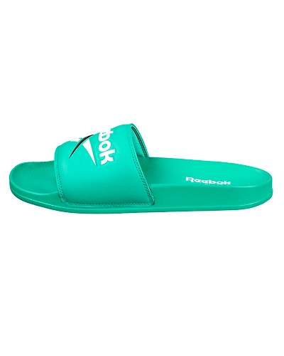 UNISEX REEBOK CLASSICS SLIDES-EMERALD/WHITE/BLACK-7-1