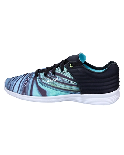 WOMEN'S REEBOK WALKING SKYSCAPE FUSE SHOES-GRAVEL/GREY/YELLOW/MINT-4-1