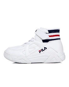 FILA Cage TC KD White Kids High Tops (IN-25492)- B