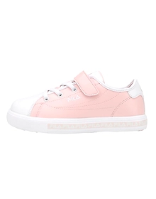 FILA Center Court S KD Pink Kids Canvas Shoes (IN-48245)- B