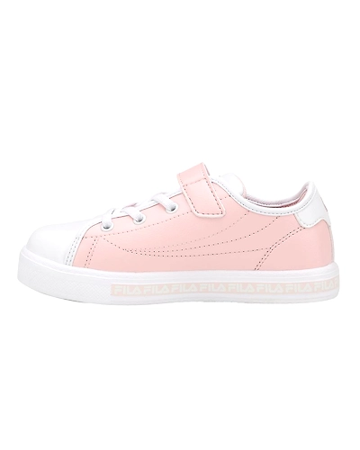 FILA Center Court S KD Pink Kids Canvas Shoes (IN-48245)- B-Pink-6-1