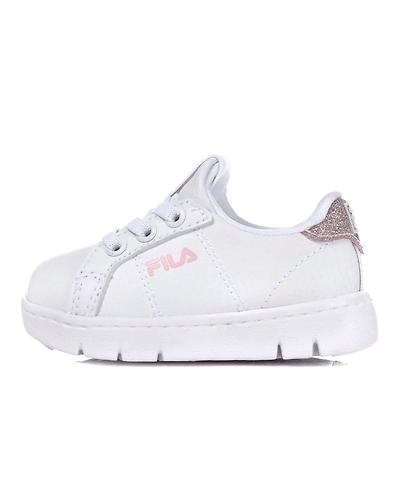 FILA Court Flex TD White Infant Lifestyle Shoes (IN-77382)- B-IN-77382-5-B