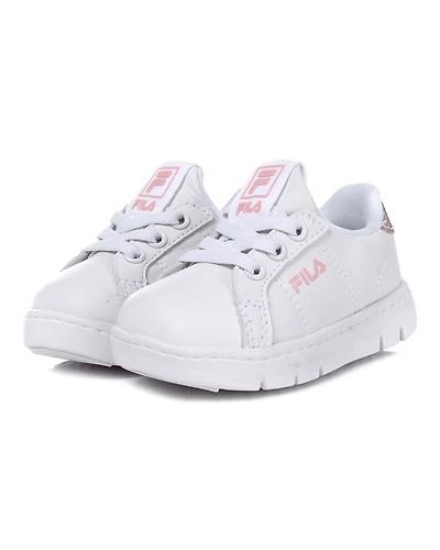 FILA Court Flex TD White Infant Lifestyle Shoes (IN-77382)- B-White-5-2