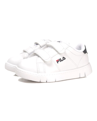 FILA Court Flex VC TD White Infant Velcro Shoes (IN-52980)- B-White-3.5-2