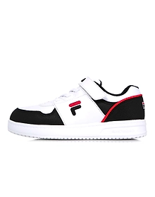 FILA Court Light Kids White Kids Velcro Shoes (IN-93073)- B