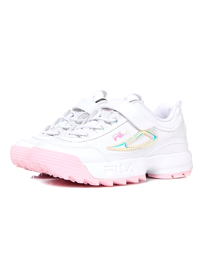 FILA Disruptor 2 KD White Kids Sneakers (IN-34037)- B-White-2.5-2