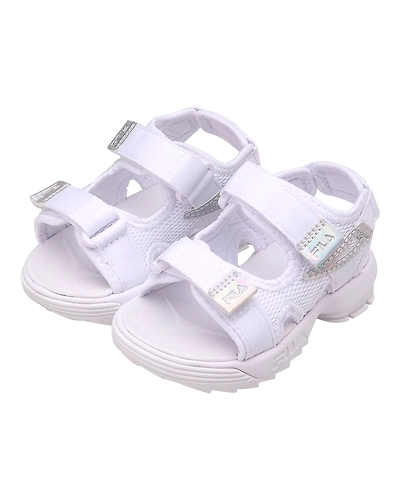 FILA Disruptor SD TD White Infant Sandals (IN-49565)- B-White-4-2