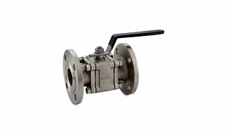 1081A Stainless Steel Three Piece Design Ball Valve, Class-150 (Flanged)