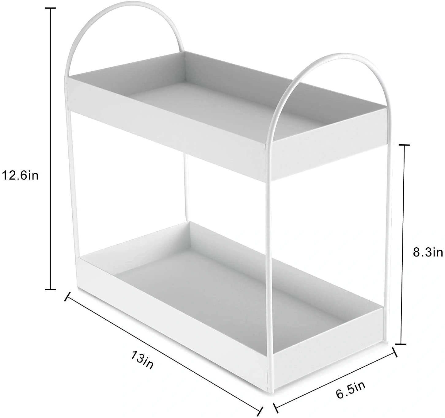 2 Tier Storage Countertop Rack for Kitchen/Bathroom/Bedroom-4