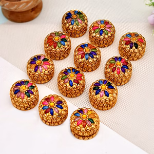 Kumkum Box, Decorative Sindoor Dani for Pooja, Wedding Return Gifts, Festive Decor